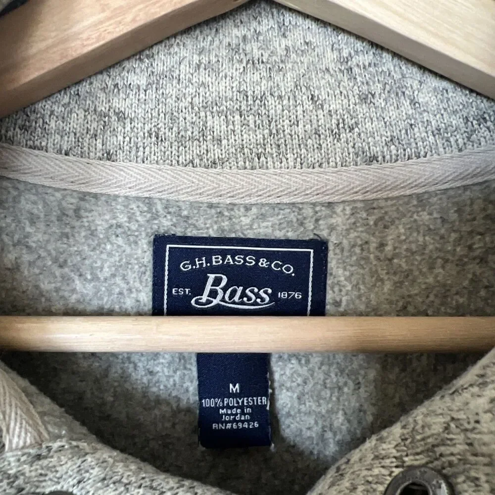 G.H. Bass & Co Henley Pullover Sweater Size Medium